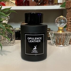 Maison Alhambra Opulence Leather Fragrance Bottle - Matte Black